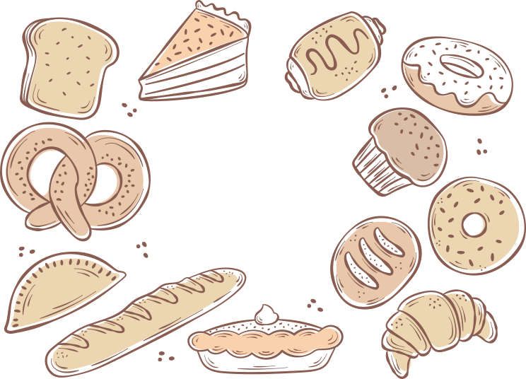 Ilustrasi: Kumpulan roti