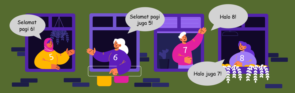 Ilustrasi: Tetangga terdekat