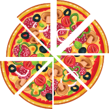 8/8 loyang pizza